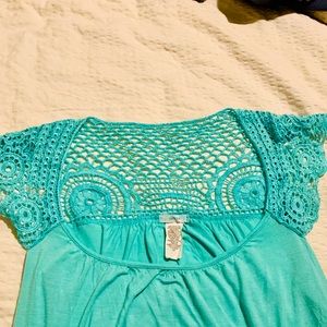 Kimchi Blue blouse with beautiful lace detail